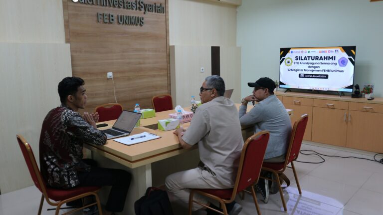 Silaturahmi STIE Anindyaguna Semarang dengan Magister Manajemen FEHBi Unimus Bahas Penguatan Kerja Sama Pendidikan